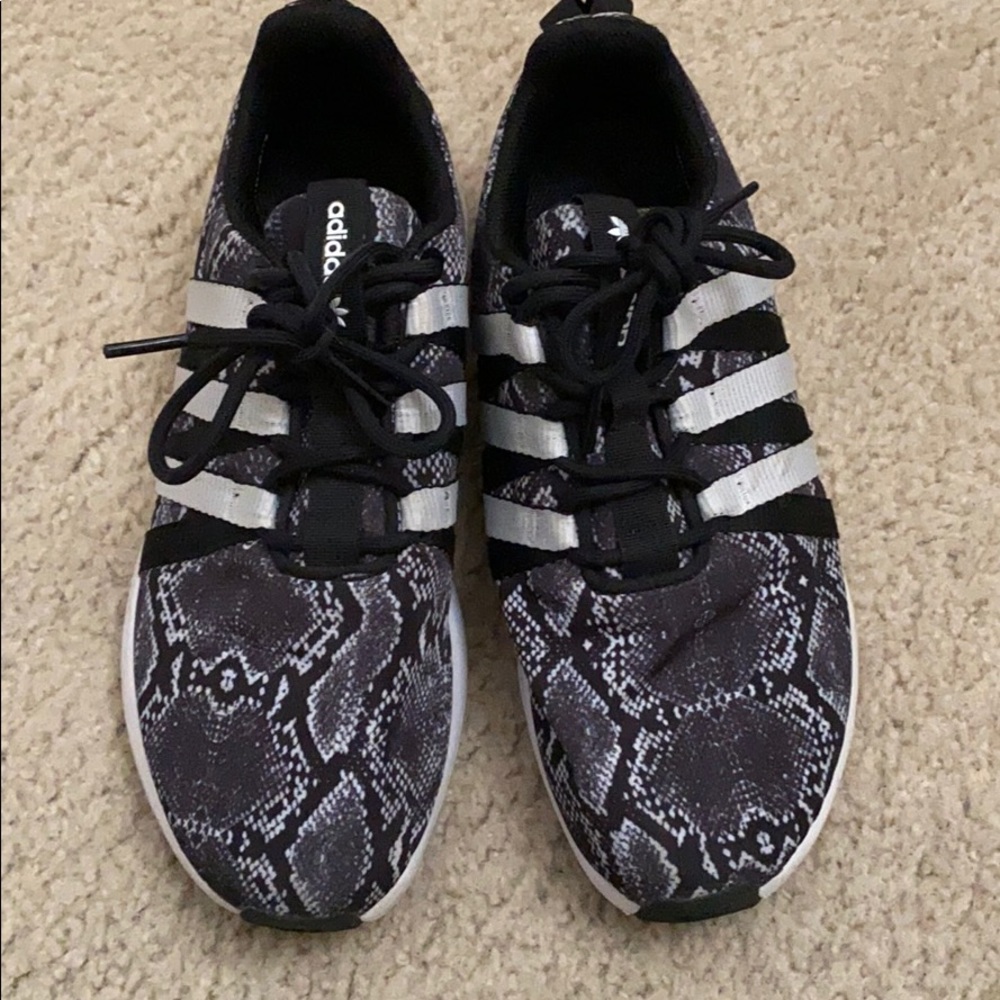 Adidas snakeskin sneakers
